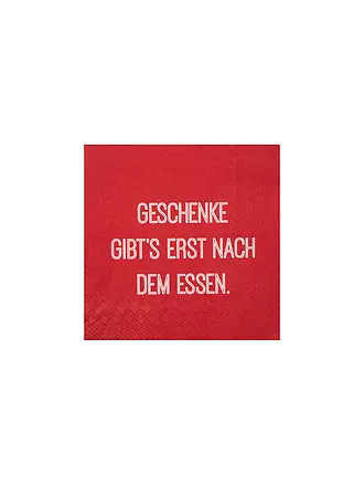 RAEDER | Cocktailservietten 30x30cm Geschenke gibts erst... | 